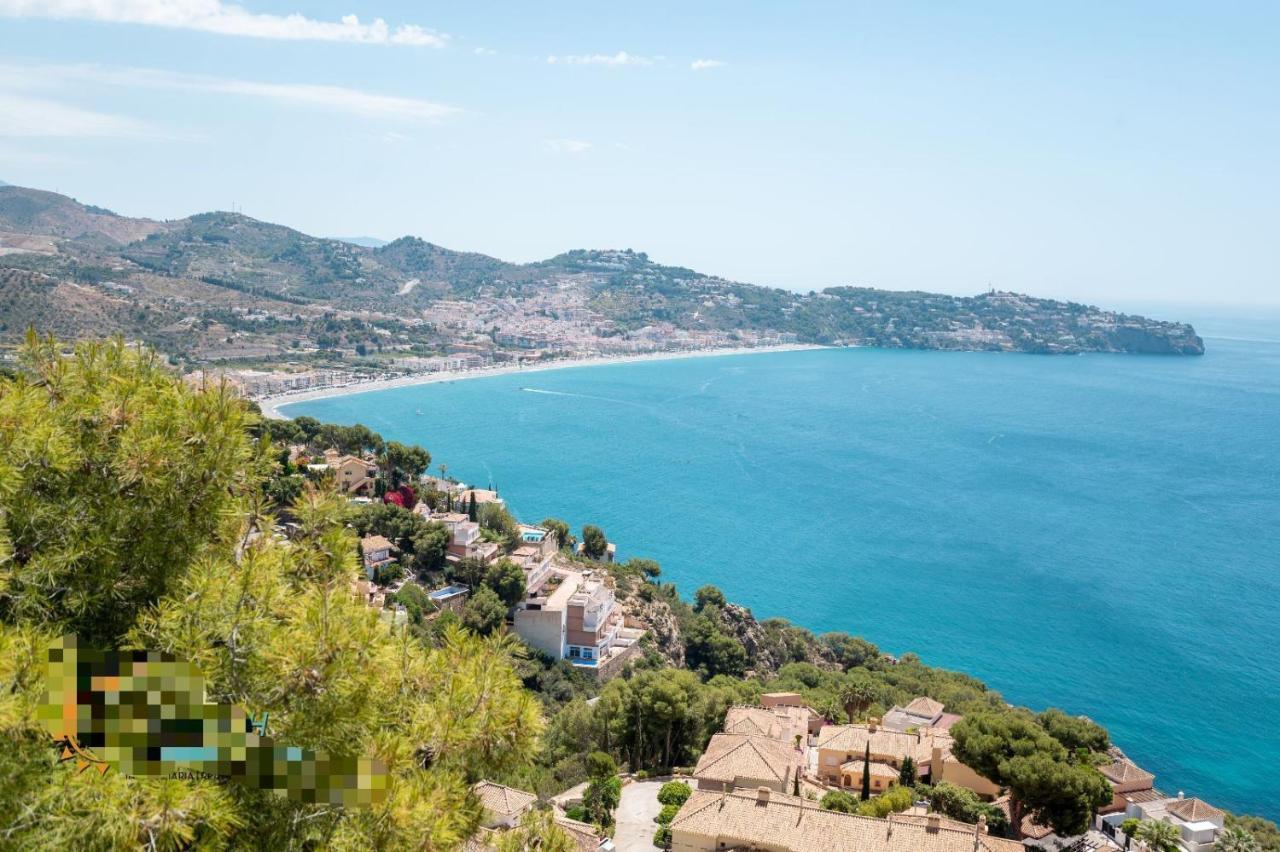 Vista Bahia Con Piscinas, Parking Y Terraza Daire La Herradura  Dış mekan fotoğraf