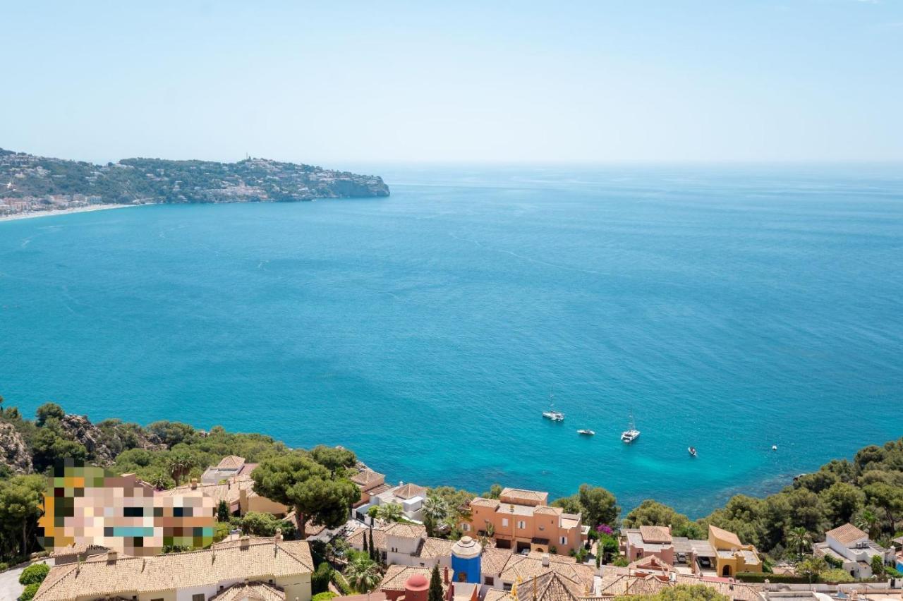Vista Bahia Con Piscinas, Parking Y Terraza Daire La Herradura  Dış mekan fotoğraf