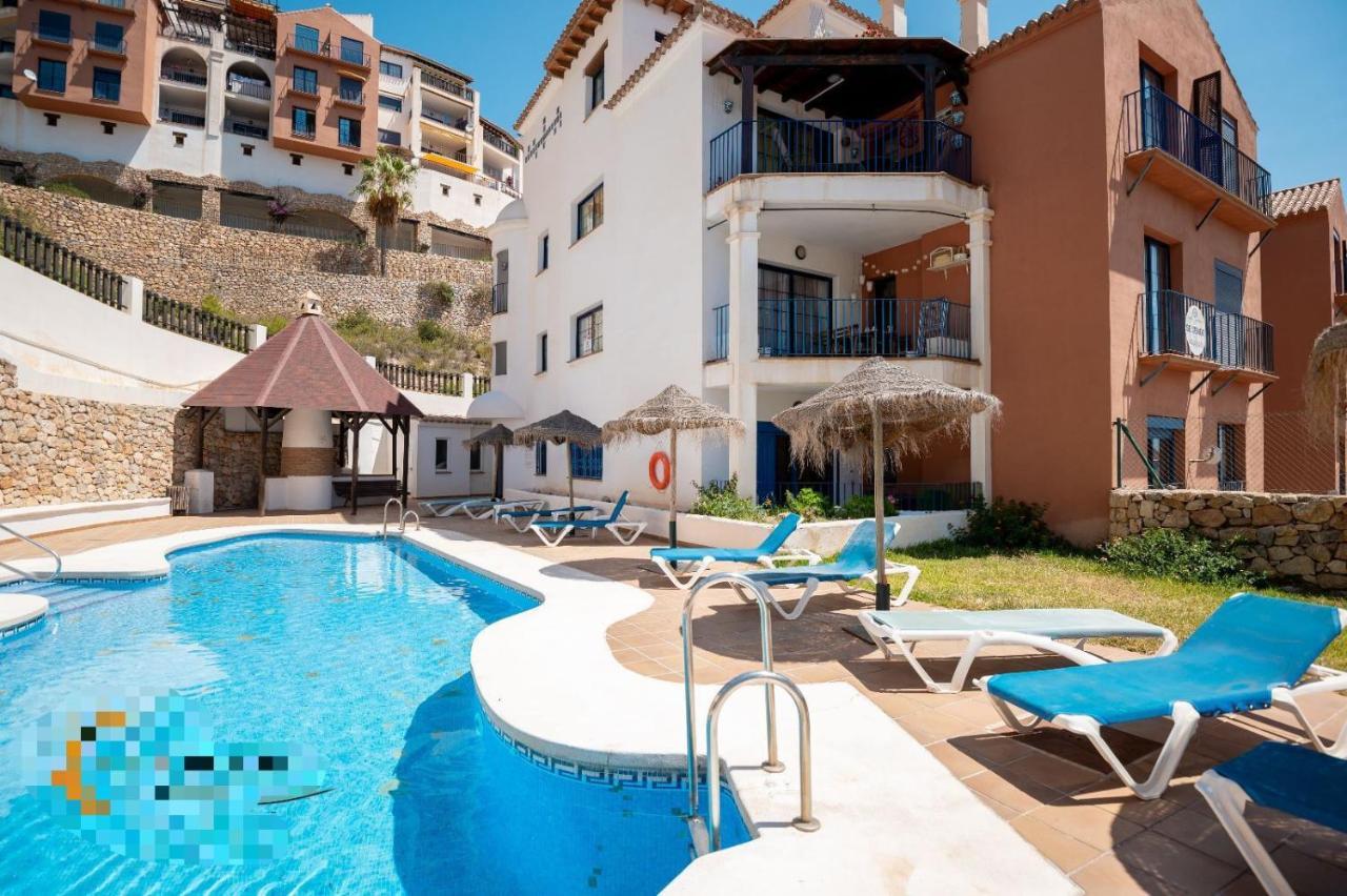 Vista Bahia Con Piscinas, Parking Y Terraza Daire La Herradura  Dış mekan fotoğraf